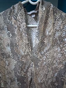 H&amp;M Snake Print Top - S