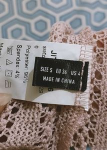Crochet Pink Top.