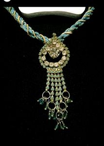 Blue Lace Stone Necklace