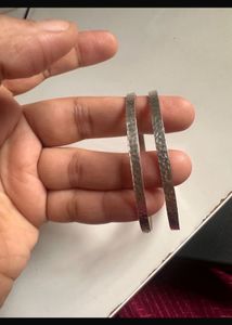 Silver Bangles 925  - Set of 2
