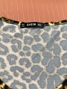 Leopard Print Fitted Top