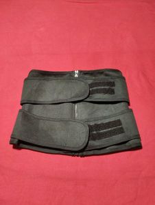 Black Zip Up Compression Waist Trainer Size M