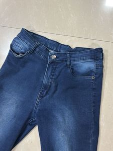 Dark Blue Denim Jeans