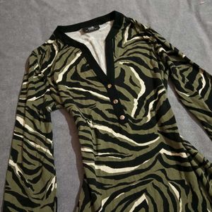 Animal Print Kurti
