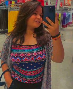 Colorful Patterned Tank Top With Shrug