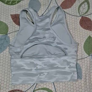 Camo Print Sports Bra