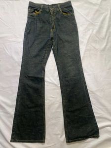 authentic rofl vintage denim flared/bootcut jeans
