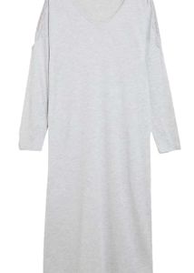 Grey Knit Maxi Dress