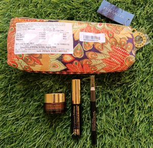 Estee Lauder Kajal, Mascara Eye Cream & Pouch Kit