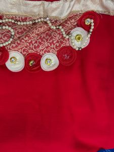 Elegant Red Sari