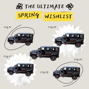 Premium Die-Cast Metal G-Class Model Car with Open