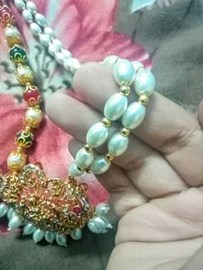 GOLD PLATED PEARLY PEARLS (HALF REAL)1889 SET
