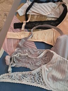 Combo Of  Five  Imported Fabric Bra
