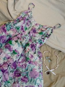 Floral Coquette Dress