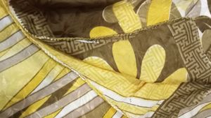 yellow saree