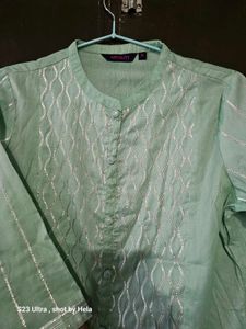 Elegant Green Kurta FITS(34-36)