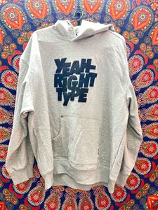 Yeah Right Type Graphic Hoodie