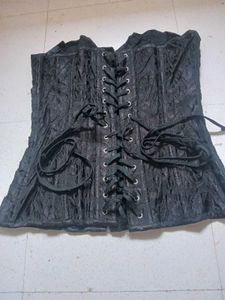 Elegant Black Corset Top