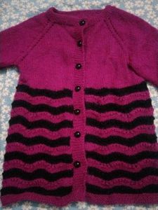 Cute Purple Knitted Outfit