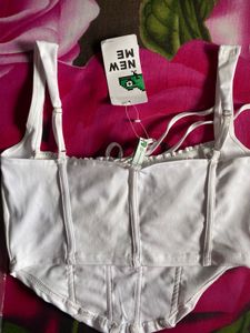 White Corset Top Newme