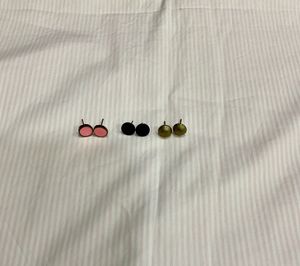 Minimalist Stud Trio-3 Pairs Of Everyday Elegance