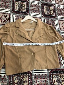 Corduroy Cropped Jacket