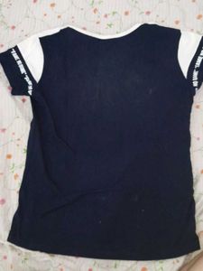Navy Blue Tshirt For Boys Casual
