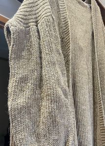 Cozy wool knitted oversized Cardigan