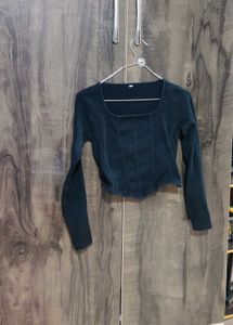 Black Long Sleeve Top
