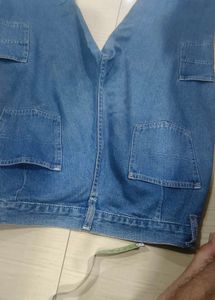 Vintage Denim Cargo Pants