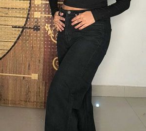 Classic Black Denim Jeans