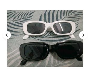 Retro Sunglasses - Black &amp; White