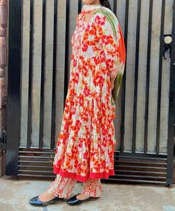 Floral Print Suit