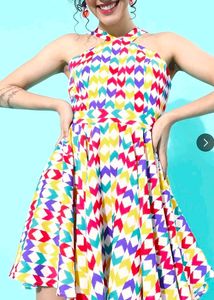 Fun &amp; Flirty Colorful Mini Dress