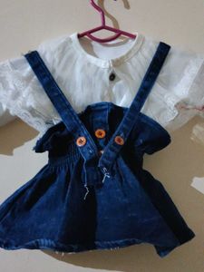 Cute Denim Jumper Dress