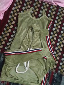 Olive Green Lounge Set