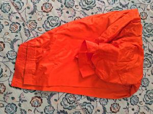 Orange Embroidered Kurta With Shalwar