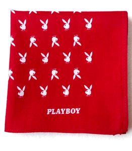Playboy Red  Handkerchief Handy Bandana