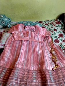 Beautiful😍😍 Pink Lehnaga With Choli ❤❤