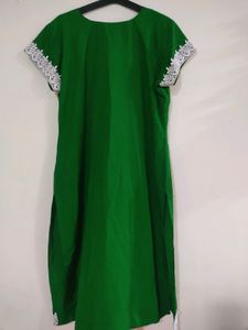 Beautiful Lace Work Kurti