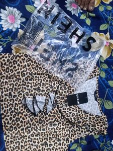 Leopard Print Ruffle Top