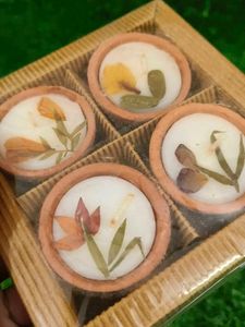 Handmade Candles Set Of 4