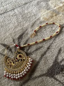 Elegant Peacock Nath