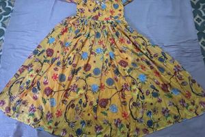 New Designer Stylist Gown With Full Flair
