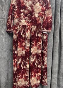 Vintage Tie-Dye Midi Dress