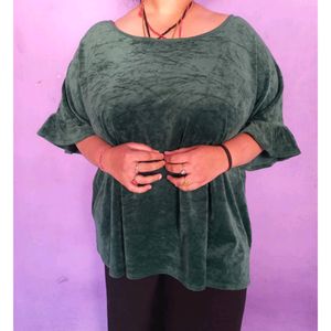 Velvet Green Super Soft Top
