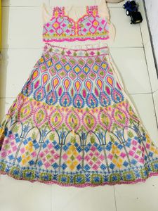 Embroidered Lehenga Choli Set