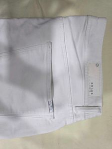Women&#39;s Kraus White Ankle-Length Skinny Jeans.