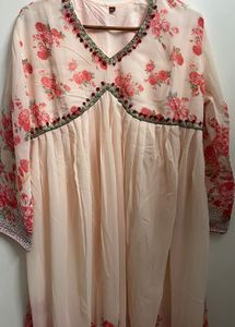 New Floral Print Kurta