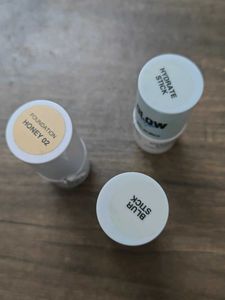 Zudio glowstick+Hydrate Skin+Foundation Stick_3in1
